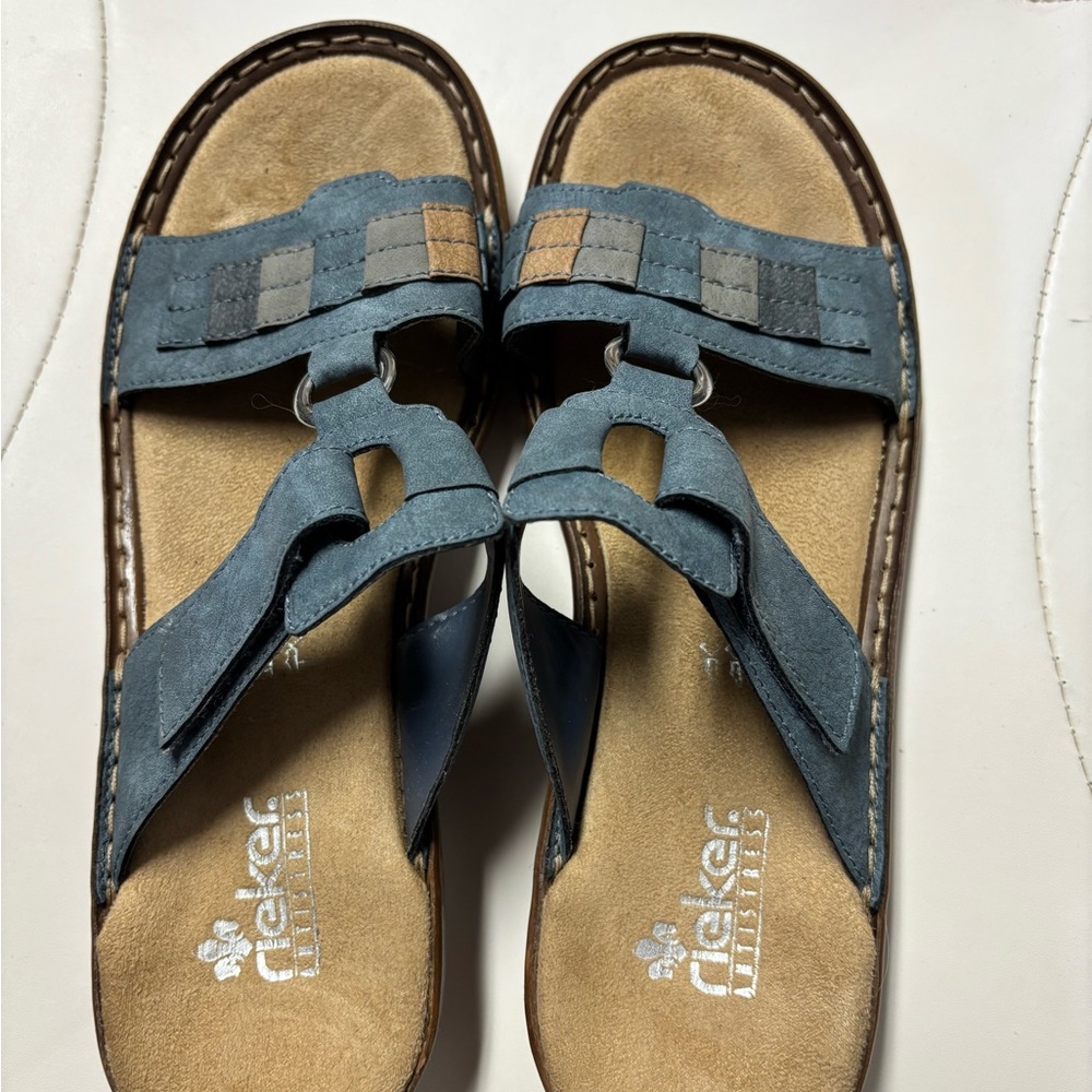 Rieker Women's Blue Sandals